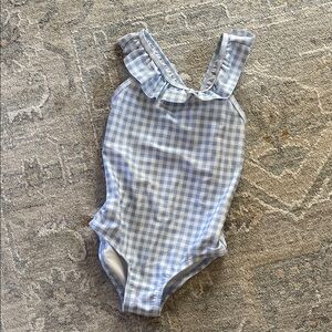 Carter's Blue and White Checkered Dress